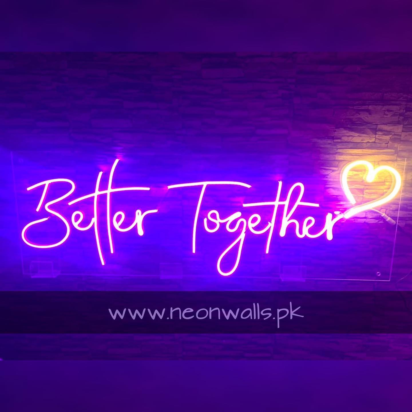 Better together Neon Sign