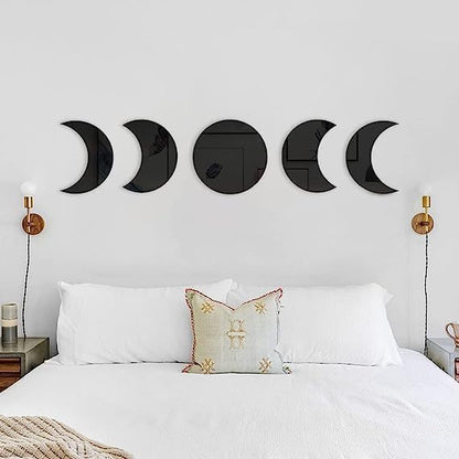 Acrylic Moon Phase Set Home Wall Decor