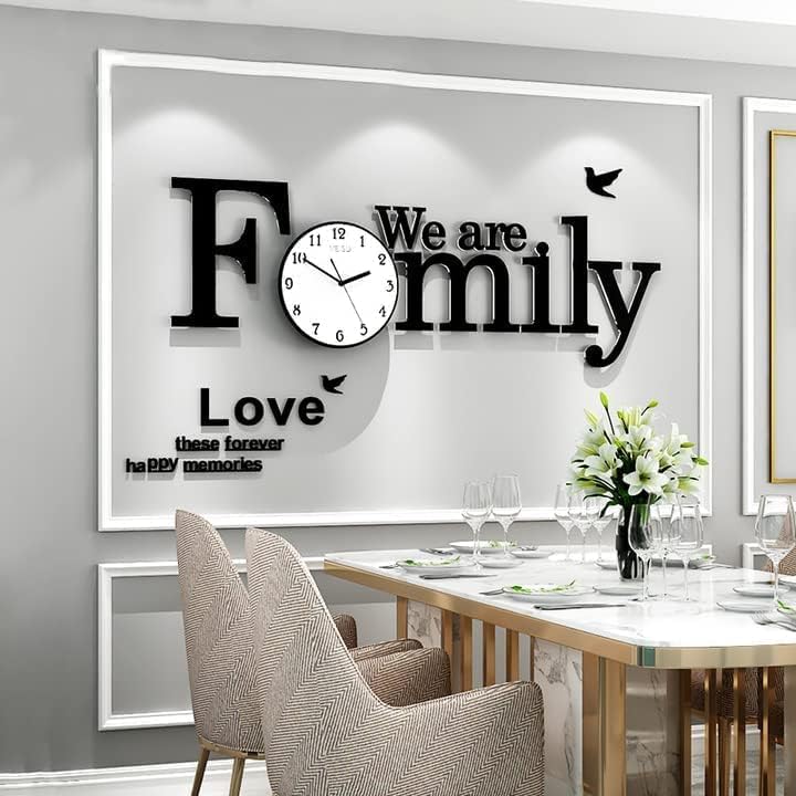 We are Family wall clock