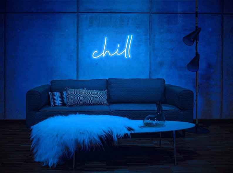 Chill Neon Sign (Large)