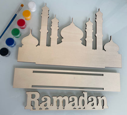 Wood Ramadan Sign | Ramadan Decoration | Ramadan Kids Activity | DIY Ramadan | Wood Ramadan Paint Your Own | Wooden Ramadan Sign | Islamic