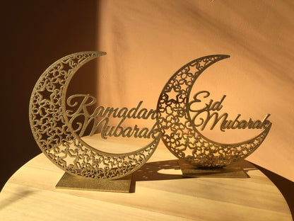 2 Ramadan sign bundle, Eid Ramadan wall sign