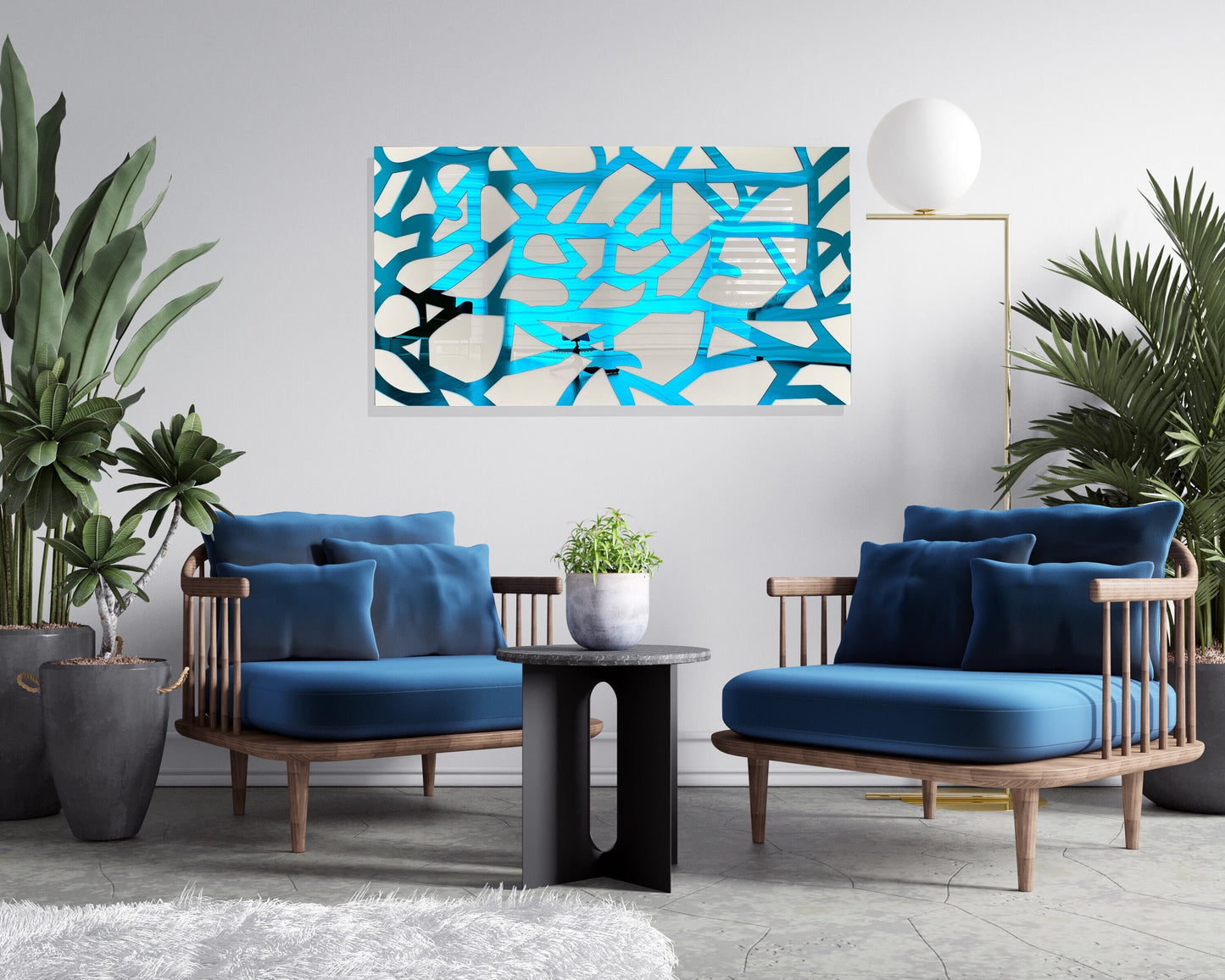 Large Geometric Wall Art