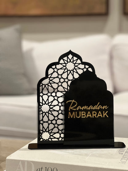 Geometric Arch| Eid/Ramadan Arch Acrylic interchangeable Table Decor