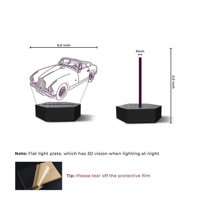 Car 3D Illusion Lamp