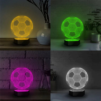 Football 3D Illusion Lamp